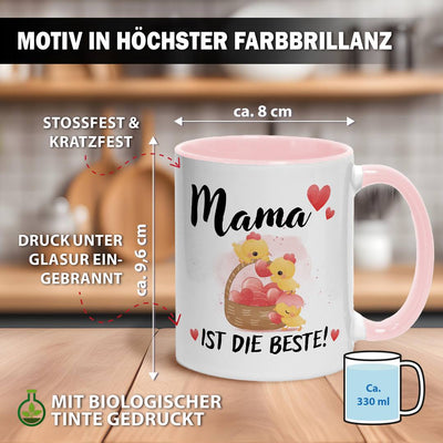 Tasse - Mama ist die Beste! (Küken)