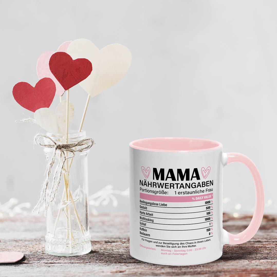 Tasse - Mama Nährwertangaben