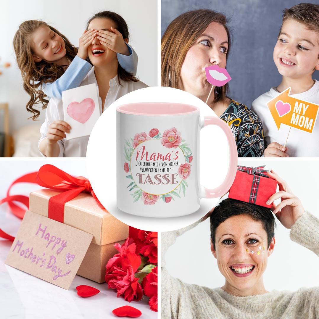 Tasse - Mama's "Ich erhole mich von meiner verrückten Familie" Tasse