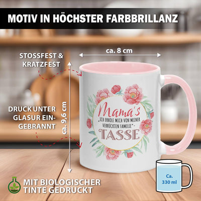 Tasse - Mama's "Ich erhole mich von meiner verrückten Familie" Tasse