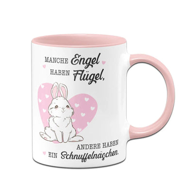 Bild: Tasse - Manche Engel haben Flügel, andere haben ein Schnuffelnäschen. Geschenkidee