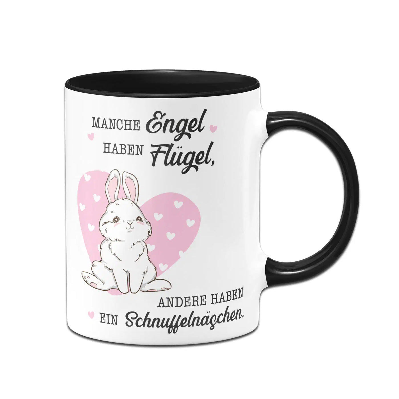 Bild: Tasse - Manche Engel haben Flügel, andere haben ein Schnuffelnäschen. Geschenkidee