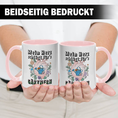 Tasse - Mein Herz schlägt für's Gärtnern
