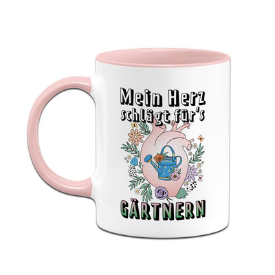 Tasse - Mein Herz schlägt für's Gärtnern