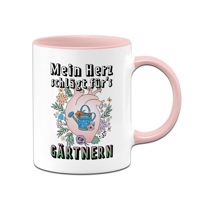 Tasse - Mein Herz schlägt für's Gärtnern