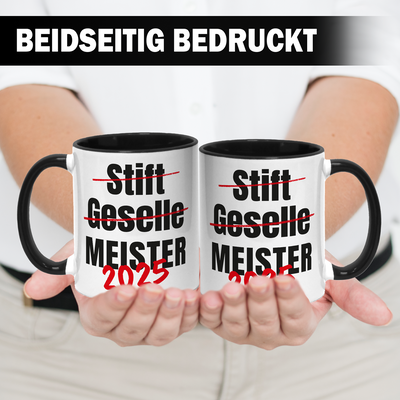 Tasse - Meister 2025 (Geselle durchgestrichen)