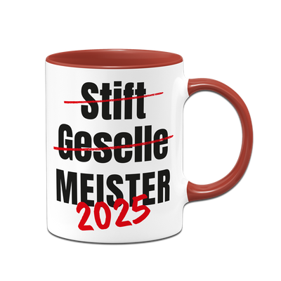 Tasse - Meister 2025 (Geselle durchgestrichen)