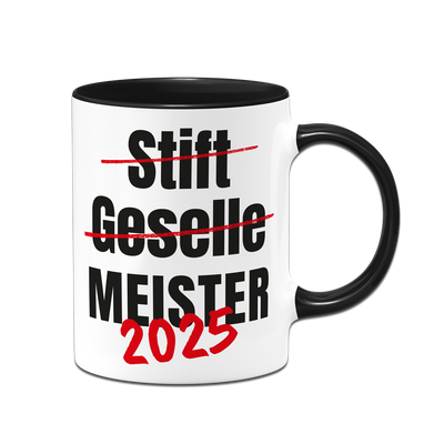 Tasse - Meister 2025 (Geselle durchgestrichen)