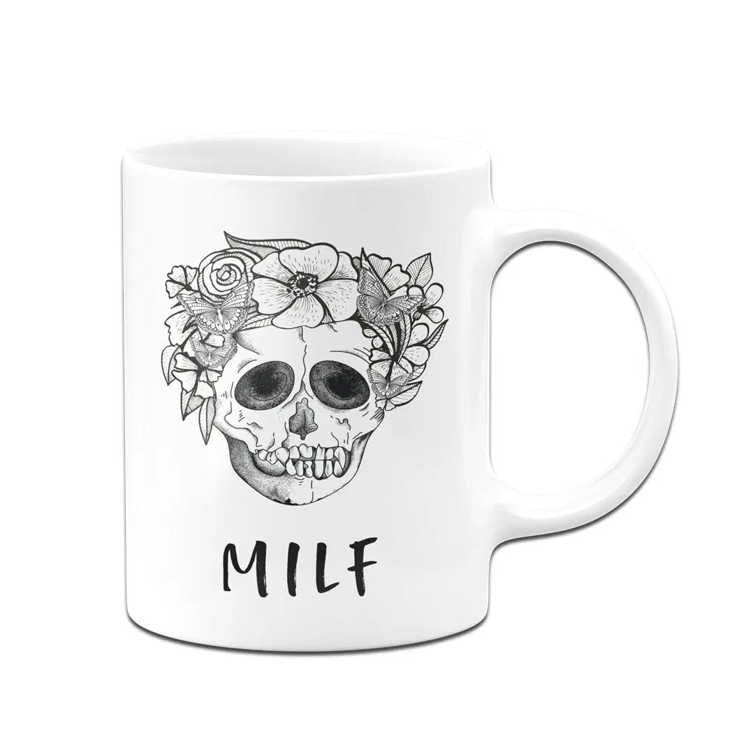 Bild: Tasse - Milf - Totenkopf Geschenkidee