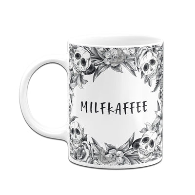 Bild: Tasse - Milfkaffee - Skull Statement Geschenkidee
