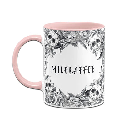Bild: Tasse - Milfkaffee - Skull Statement Geschenkidee