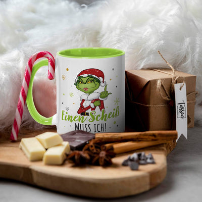 Tasse - Miss Grinch - Einen Scheiß muss ich! (Mittelfinger)