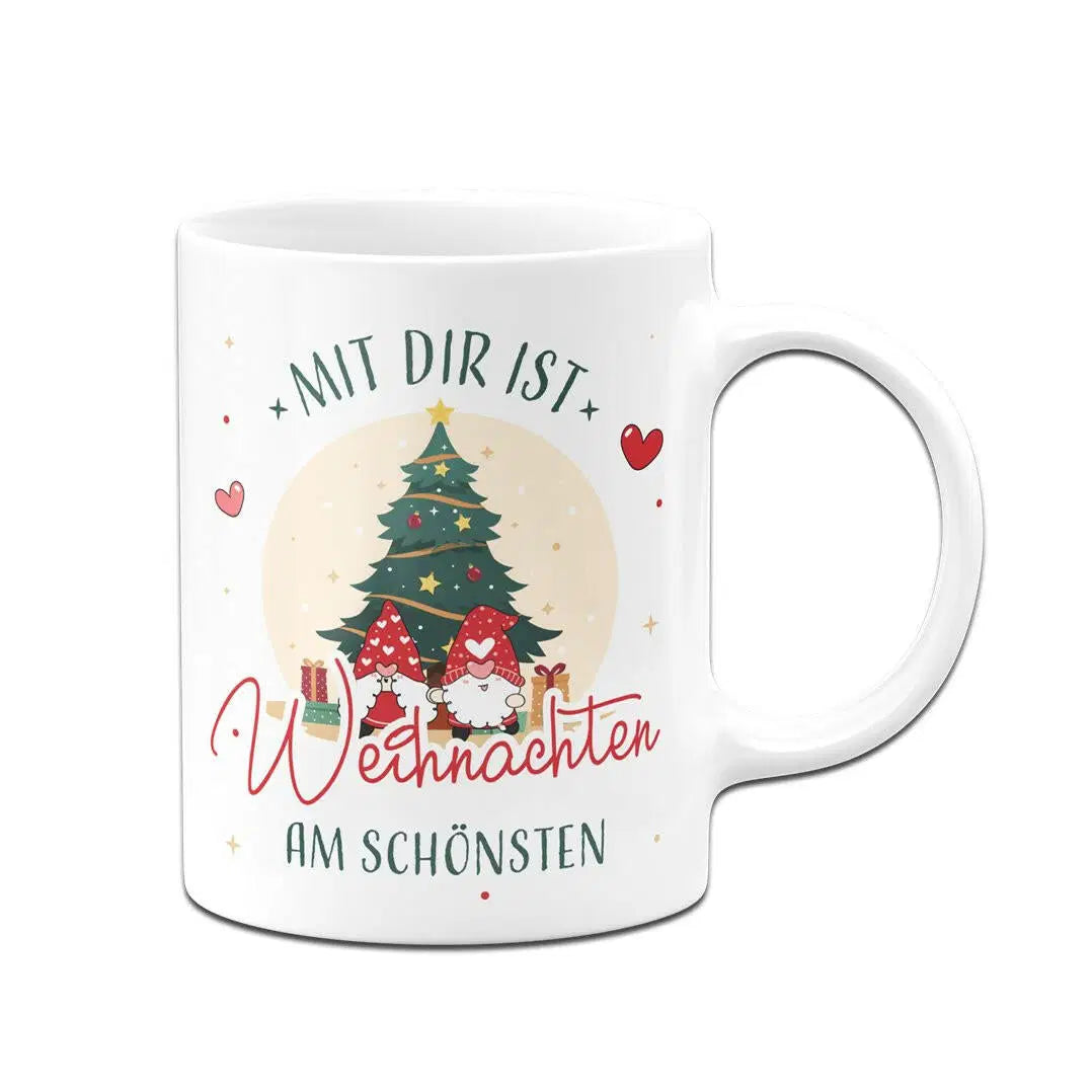 Bild: Tasse - Mit dir ist Weihnachten am schönsten Geschenkidee