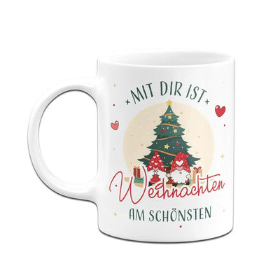 Bild: Tasse - Mit dir ist Weihnachten am schönsten Geschenkidee