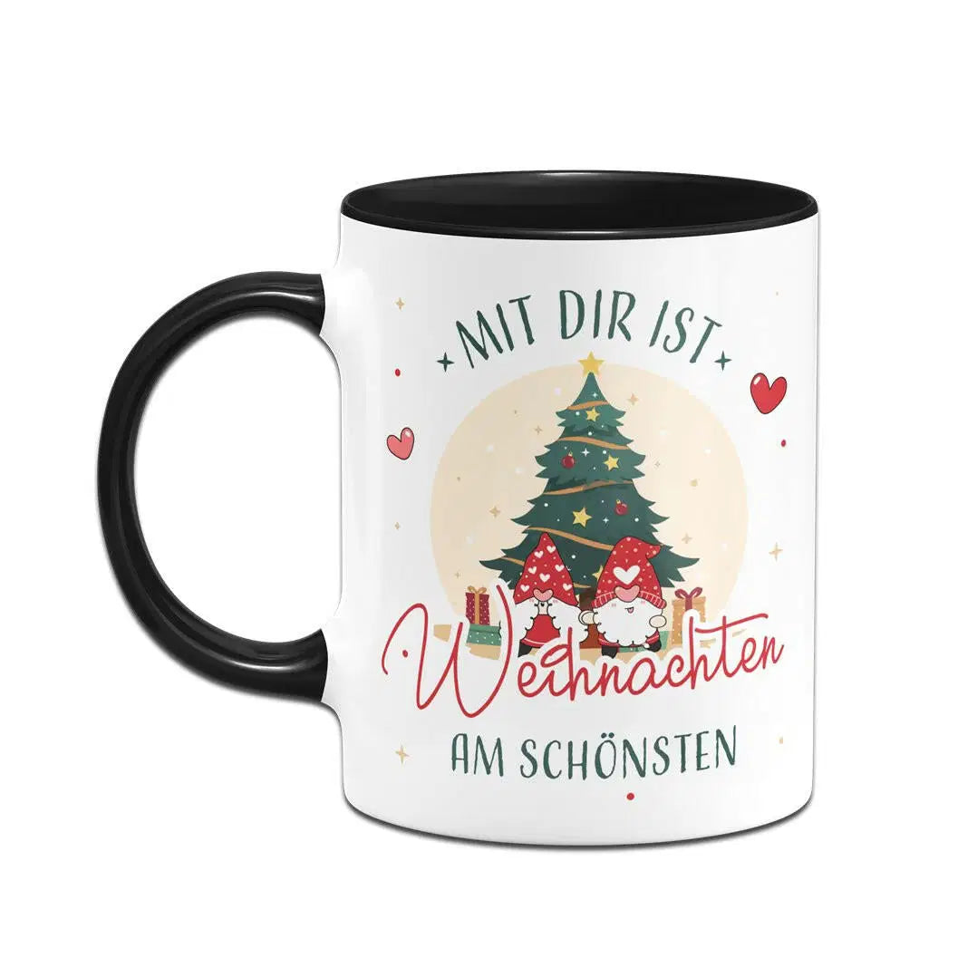 Bild: Tasse - Mit dir ist Weihnachten am schönsten Geschenkidee