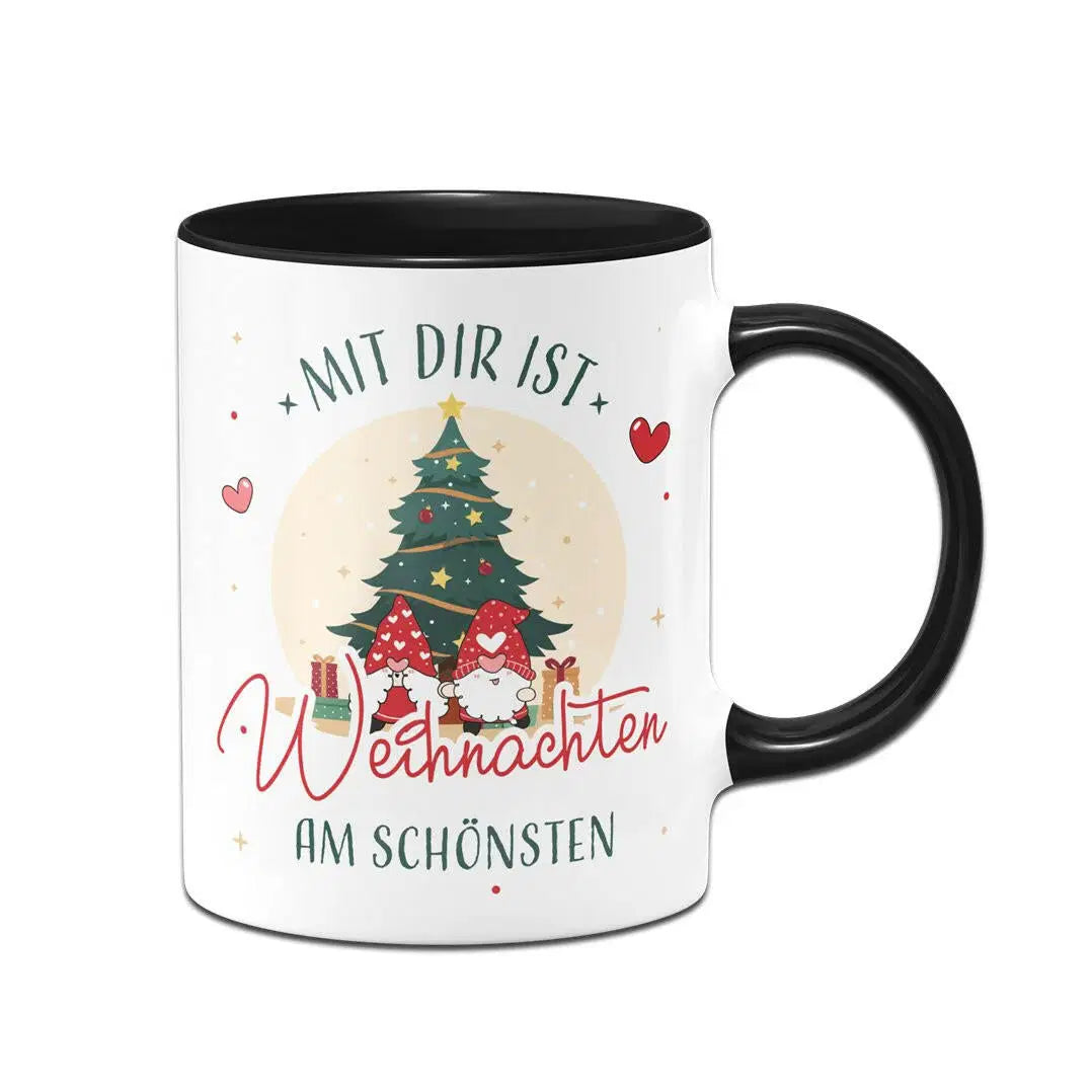 Bild: Tasse - Mit dir ist Weihnachten am schönsten Geschenkidee