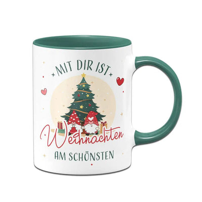 Bild: Tasse - Mit dir ist Weihnachten am schönsten Geschenkidee