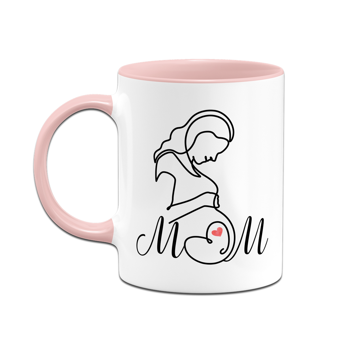 Tasse - Mom (Babybauch Motiv)