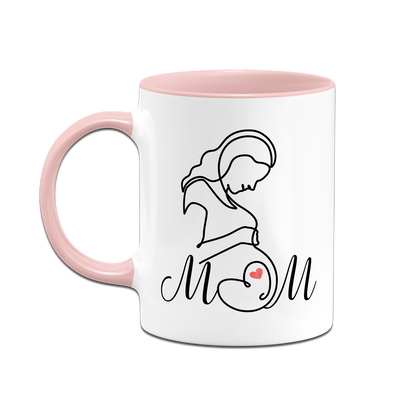 Tasse - Mom (Babybauch Motiv)