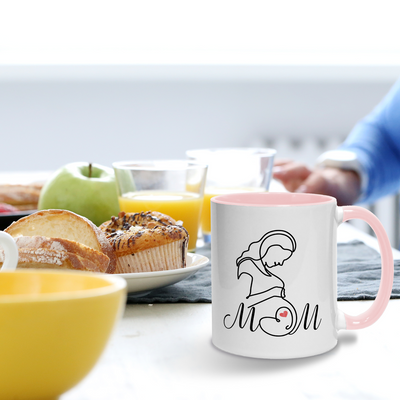 Tasse - Mom (Babybauch Motiv)