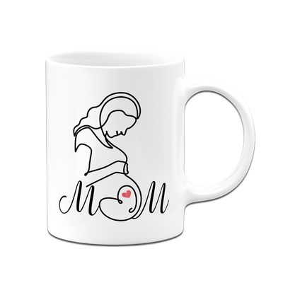 Tasse - Mom (Babybauch Motiv)