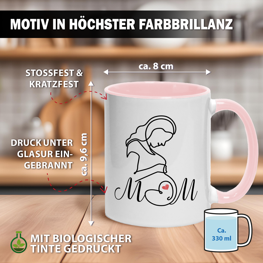 Tasse - Mom (Babybauch Motiv)
