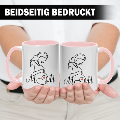 Tasse - Mom (Babybauch Motiv)