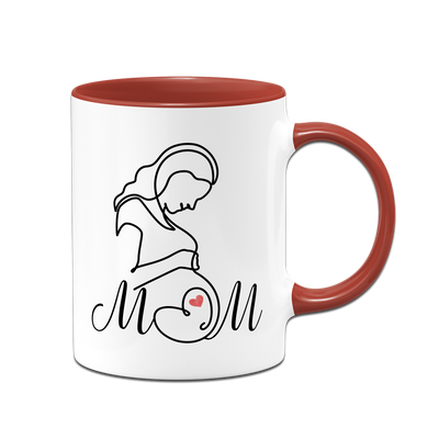 Tasse - Mom (Babybauch Motiv)