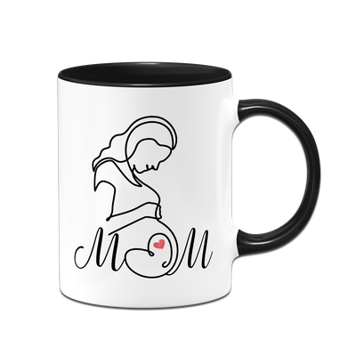 Tasse - Mom (Babybauch Motiv)