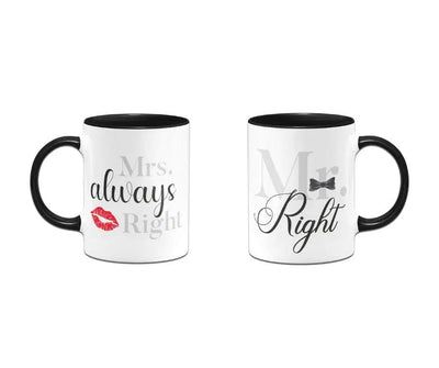 Bild: Tasse - Mr. Right und Mrs. always right Geschenkidee