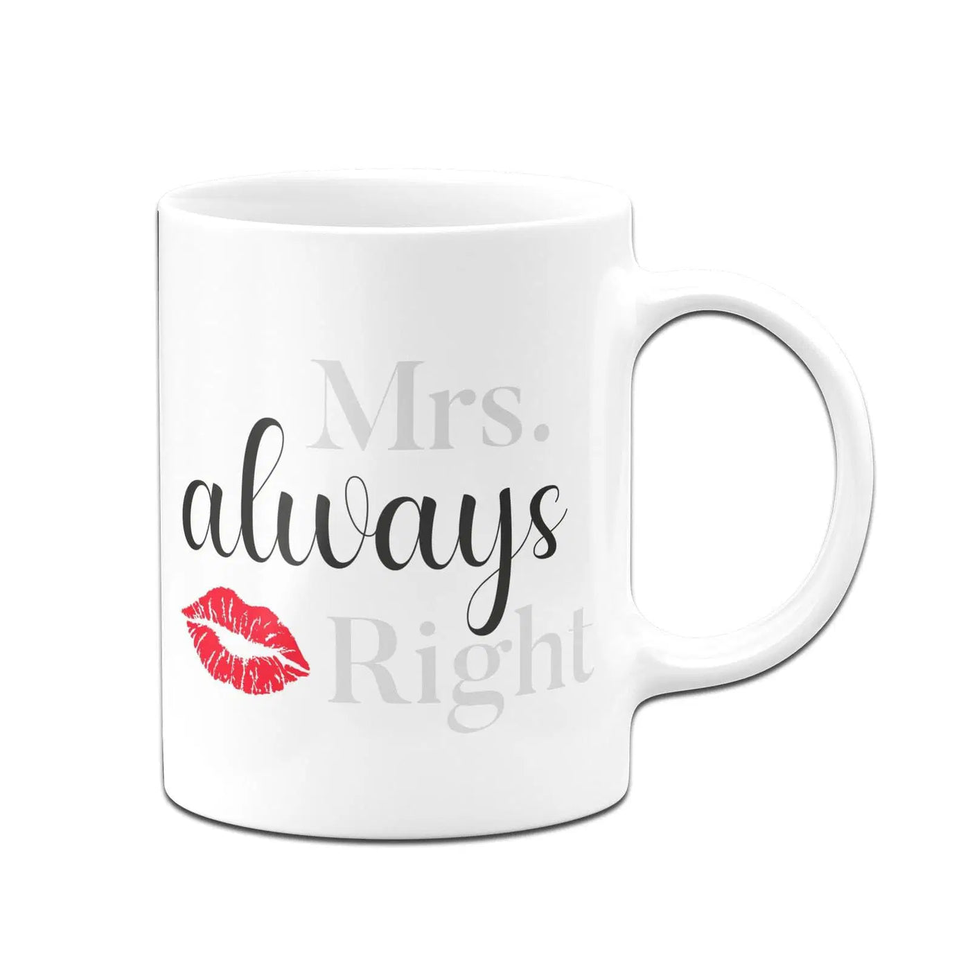 Bild: Tasse - Mr. Right und Mrs. always right Geschenkidee