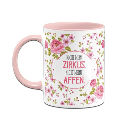 Bild: Tasse - Nicht mein Zirkus, nicht meine Affen. - Nostalgie Edition Geschenkidee
