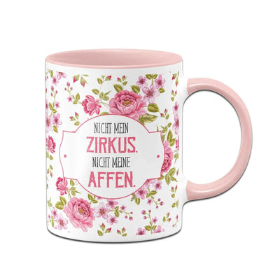 Bild: Tasse - Nicht mein Zirkus, nicht meine Affen. - Nostalgie Edition Geschenkidee