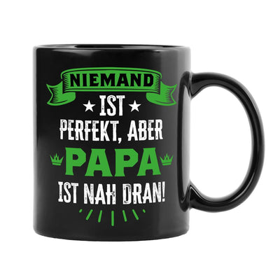 Tasse - Niemand ist perfekt, aber Papa ist nah dran! - BL