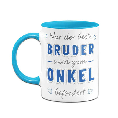 Bild: Tasse - Nur der beste Bruder wird zum Onkel befördert Geschenkidee