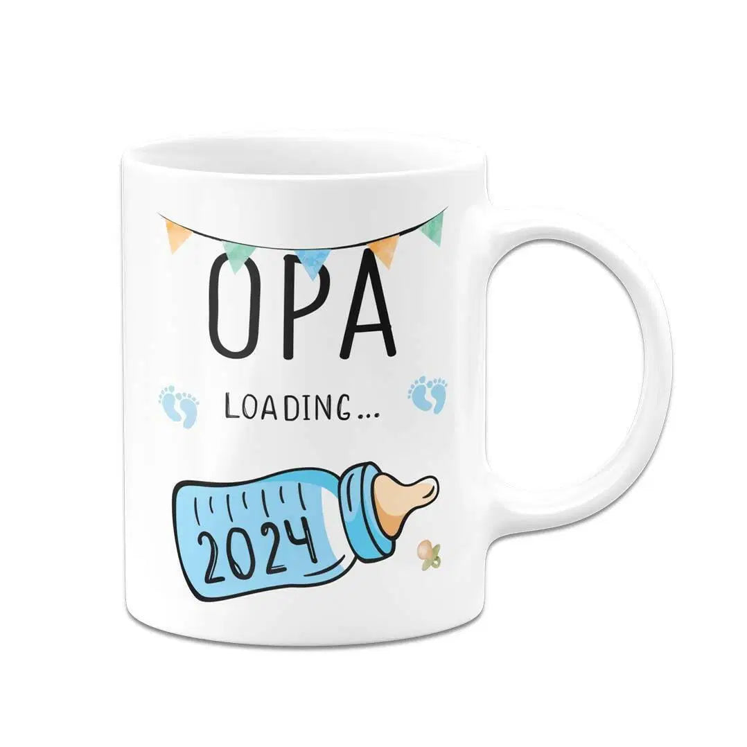 Bild: Tasse - Opa loading mit Babyflasche Geschenkidee
