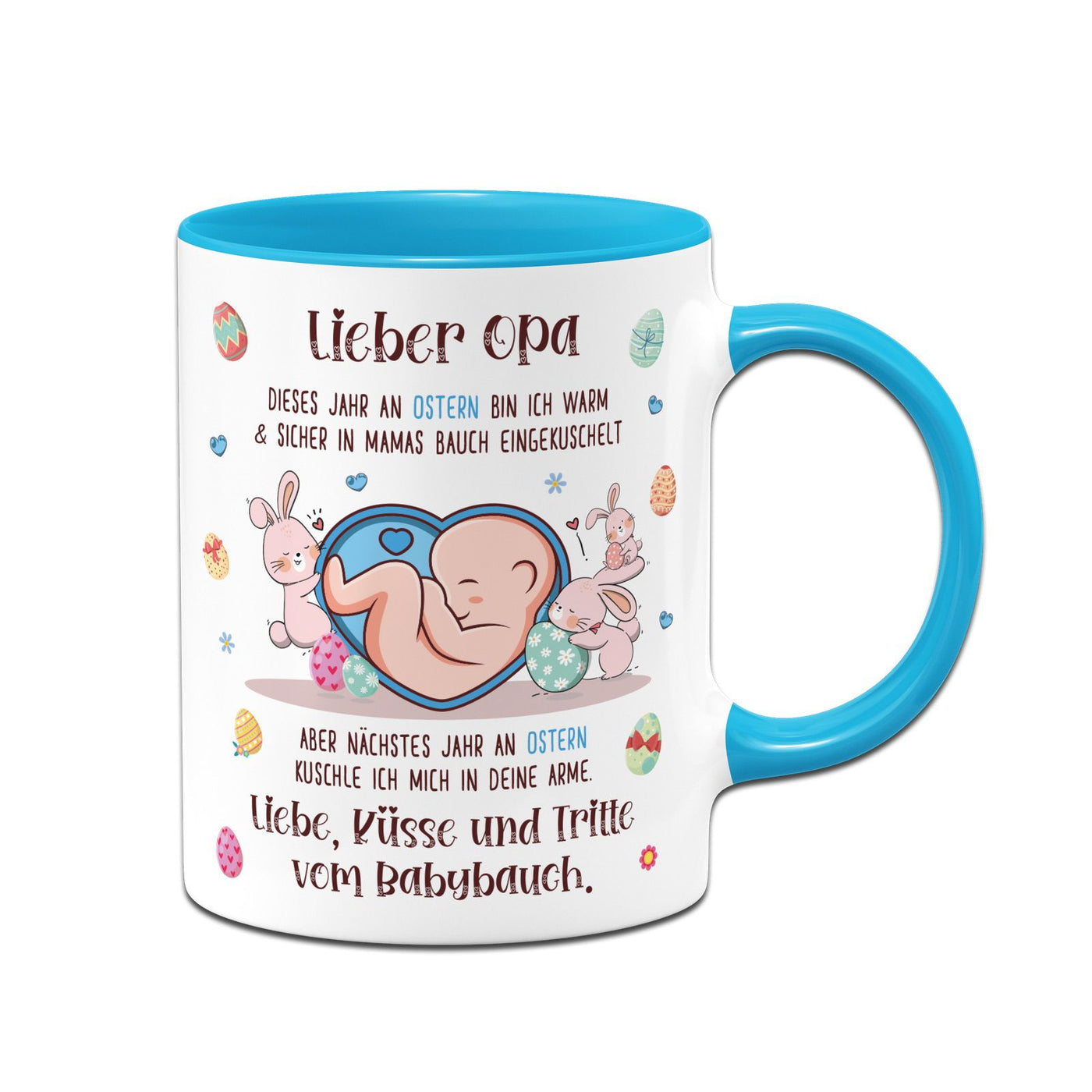 Tasse - Lieber Opa dieses Ostern bin ich noch in Mamas Bauch