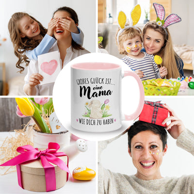 Hasen Tasse - Großes Glück ist eine Mama wie Dich zu haben