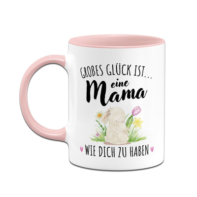 Hasen Tasse - Großes Glück ist eine Mama wie Dich zu haben