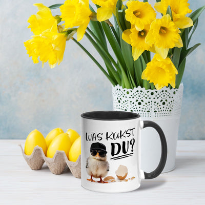 Kücken Tasse - Was kükst Du?