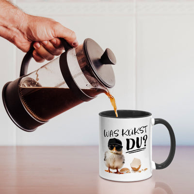 Kücken Tasse - Was kükst Du?