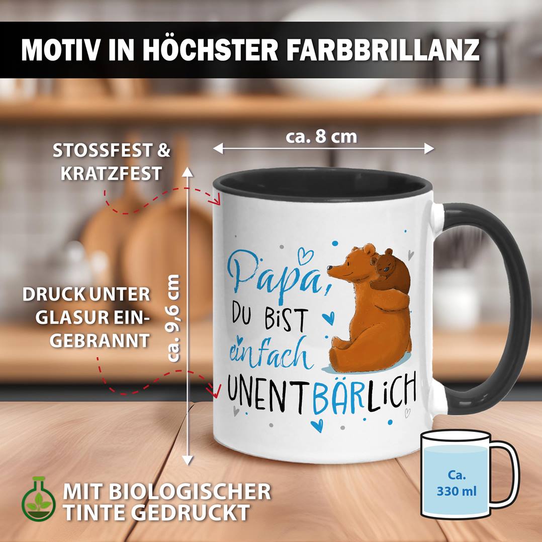 Tasse - Papa, Du bist einfach unentBÄRlich