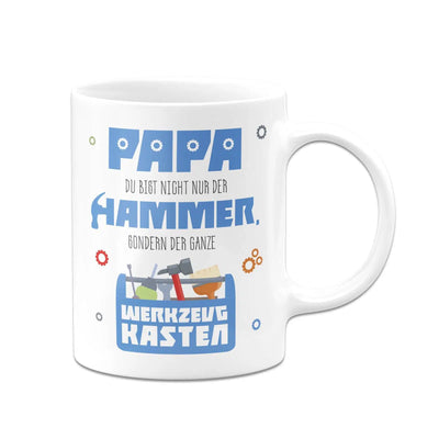 Bild: Tasse - Papa du bist nicht nur der Hammer, sondern der ganze Werkzeugkasten Geschenkidee