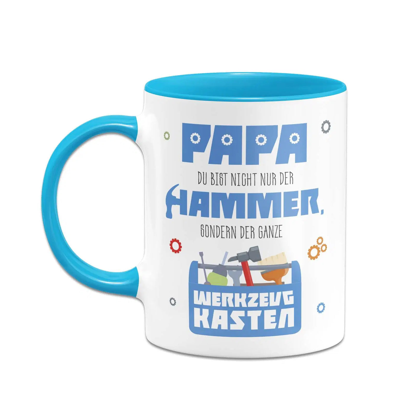 Bild: Tasse - Papa du bist nicht nur der Hammer, sondern der ganze Werkzeugkasten Geschenkidee