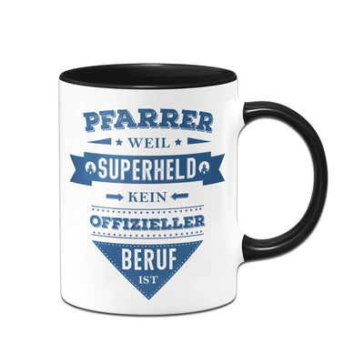 Bild: Tasse - Pfarrer weil Superheld kein offizieller Beruf ist Geschenkidee