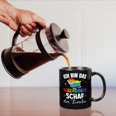 Tasse - Ich bin das Regenbogenschaf der Familie - BL