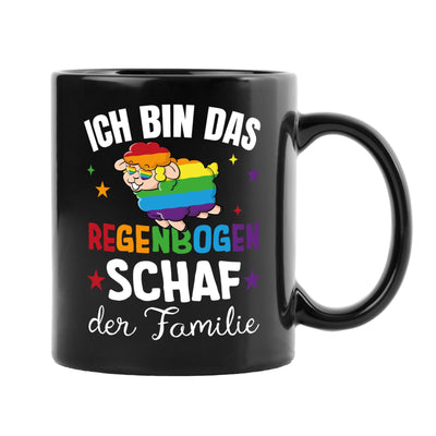 Tasse - Ich bin das Regenbogenschaf der Familie - BL