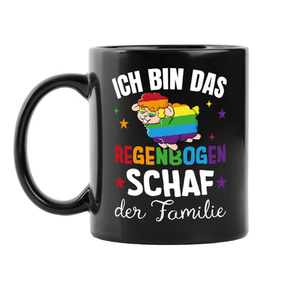 Tasse - Ich bin das Regenbogenschaf der Familie - BL