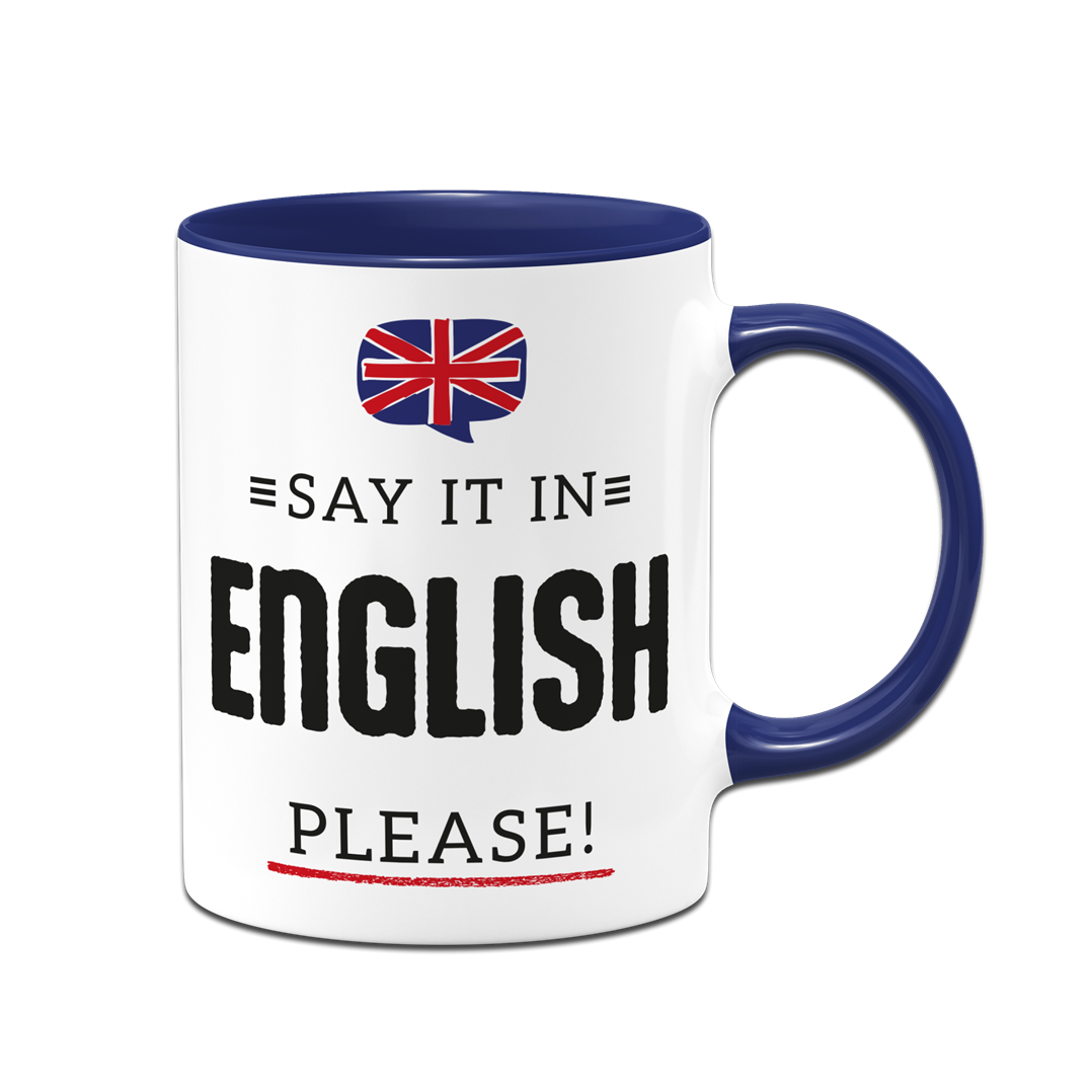 Tasse - Say it in English, please!