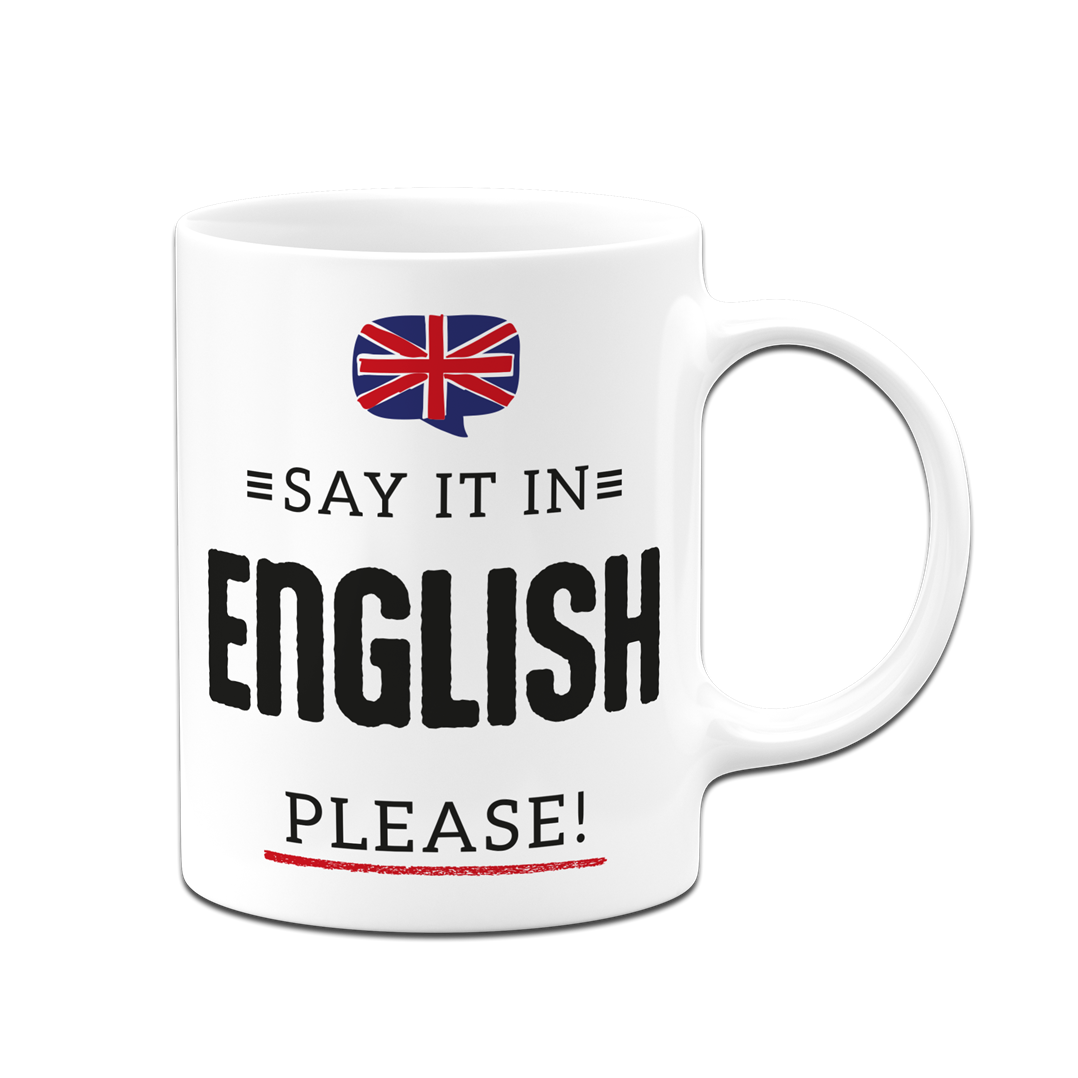 Tasse - Say it in English, please!